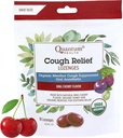 Quantum Health USDA Organic Cough Drops Menthol & Honey Chroat Lozenges - rauhoittava Bing kirsikka makuinen Supprant - Kuiva suu ja kurkku helpotus aikuisille & lapsille - 18