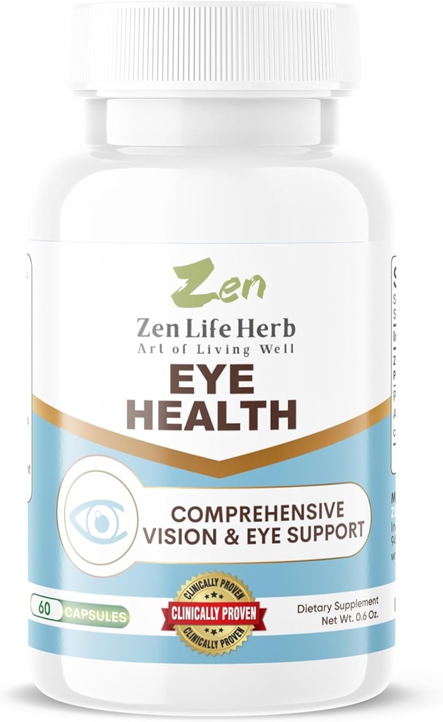Eye Health med Panax Notoginseng Astaxanthin Lutein och Zeaxanthin (60 kapslar)