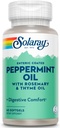 Solaray Piparminttuöljy Enteric päällystetty w/Rosemary & Thyme Oil ... Terveellinen, rauhoittava digestio Tuki 60 Softgels