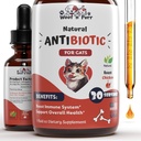 Natural Cat Antibiootit - Antibiootit Kissat - Lemmikki Antibiootit - Cat Antibiootit - Cat Allergia Relief for Cats - Antibiootit Kissat - Cat UTI Antibiootit - 1 fl oz: Paahtokanan maku