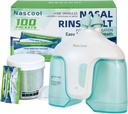 Elektrisk Nasal Irrigation System med 150 Salt Packets, 2 Modes Nose Cleaner med självrengöring & Auto Avfall Insamlingsfunktion för Sinus Relief Runny Nose, Nasal Congestion