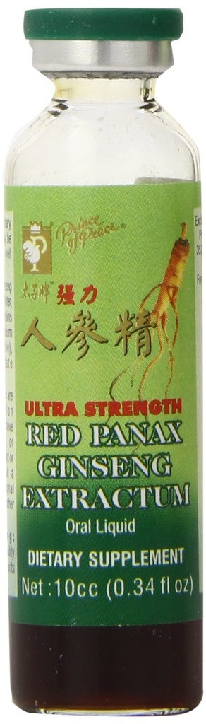 Prince of Peace Red Panax Ginseng Extractum Ultra Strength Supplement, 30