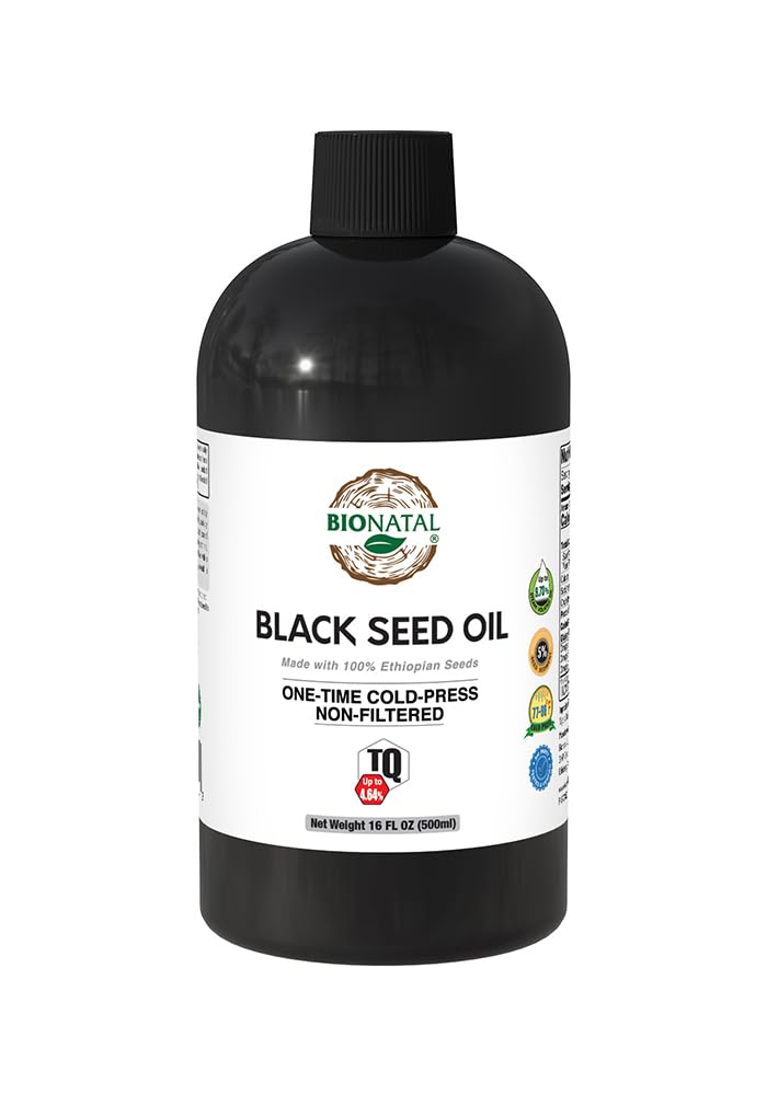 BioNatal Etiopian musta siemenöljy 16oz PET/muovipullo ...