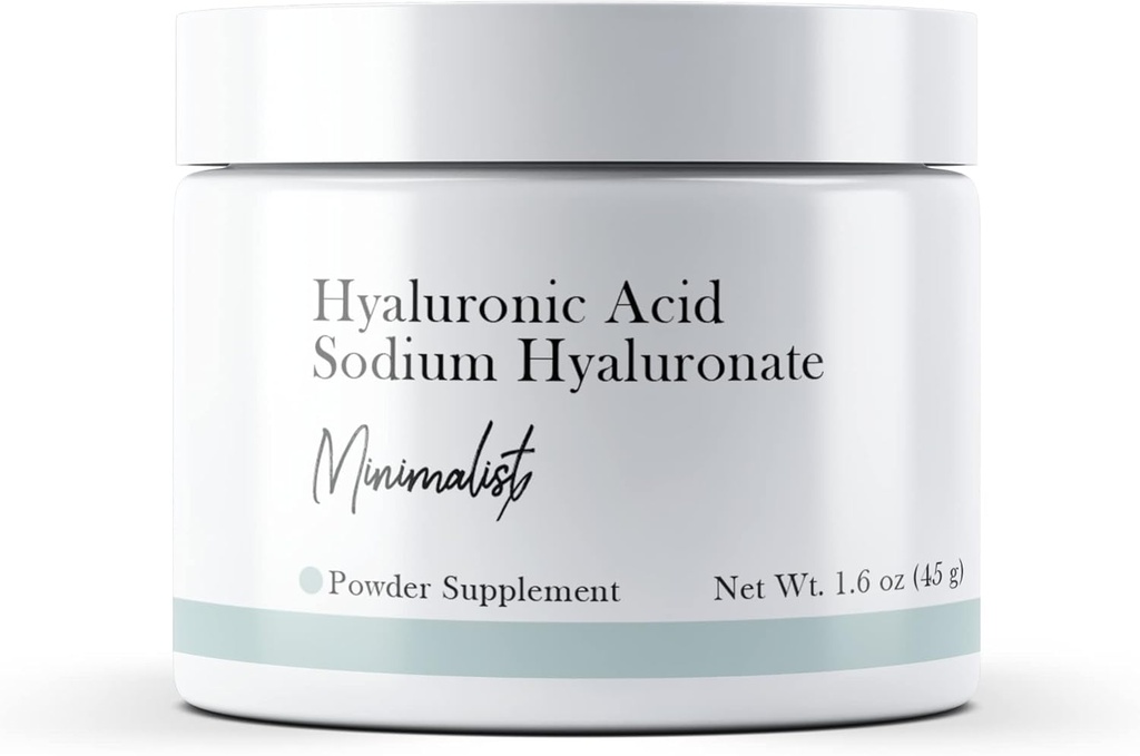 Minimalist Hyaluronihappo (1.6 oz) Natriumhyaluronaatti, jauhe, ravintolisä