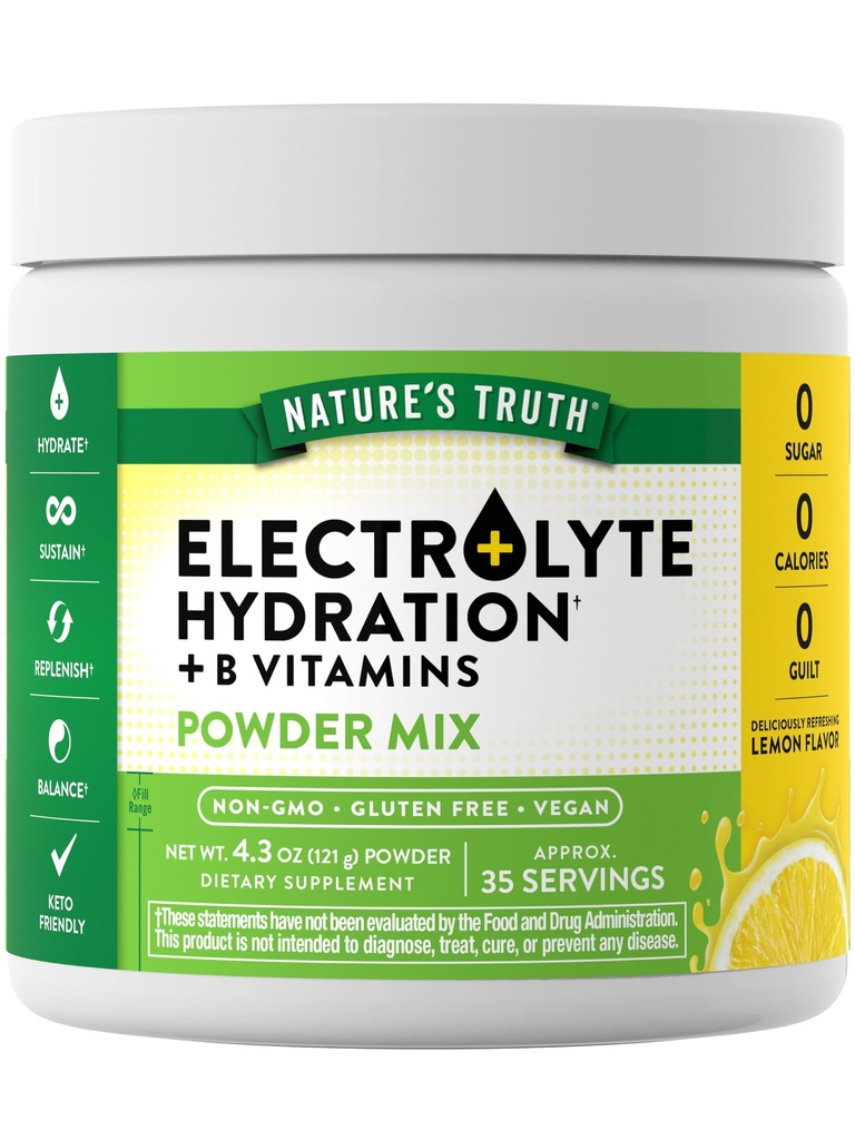 Nature's Truth Electrolytes Powder ... Ei sokeria...