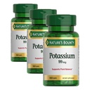 Nature's Bounty Kaliumglukonaatti 99 mg, 100 Caplets (Pack of 3)