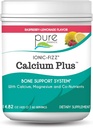 Ionic Fizz Calcium Plus by Pure Essence - Täydellinen kalsium/magnesium suhde A-, B-, C-, D- ja Kalium Strong Bones - Vadelma sitruuna - 14.82 oz