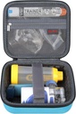 Elonbo kantolaukku kannettavalle Inhalaattorisumutinsumutin Machine Astma Inhaler Spacer, EpiPen Travel Medicine Kit, Handheld Mesh Atomizer Machine Hold Bag, Tasku sovi Auvi Q Ventolin, Sininen