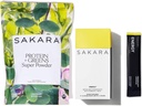 SAKARA Protein + Greens Super Powder & Energy Effervescent - Organic Protein Powder & Greens Powder, Puhdistettu sokeriton Elektrolyyttijauhe
