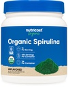 Nutricost Organic Spirulina Powder 454 Grams, 1LB - Ren, certifierad organisk Spirulina