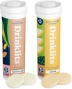 Drinklits Ginger-Lime Hydration & Lemon Immune Support (2) Tube Combo Pack 