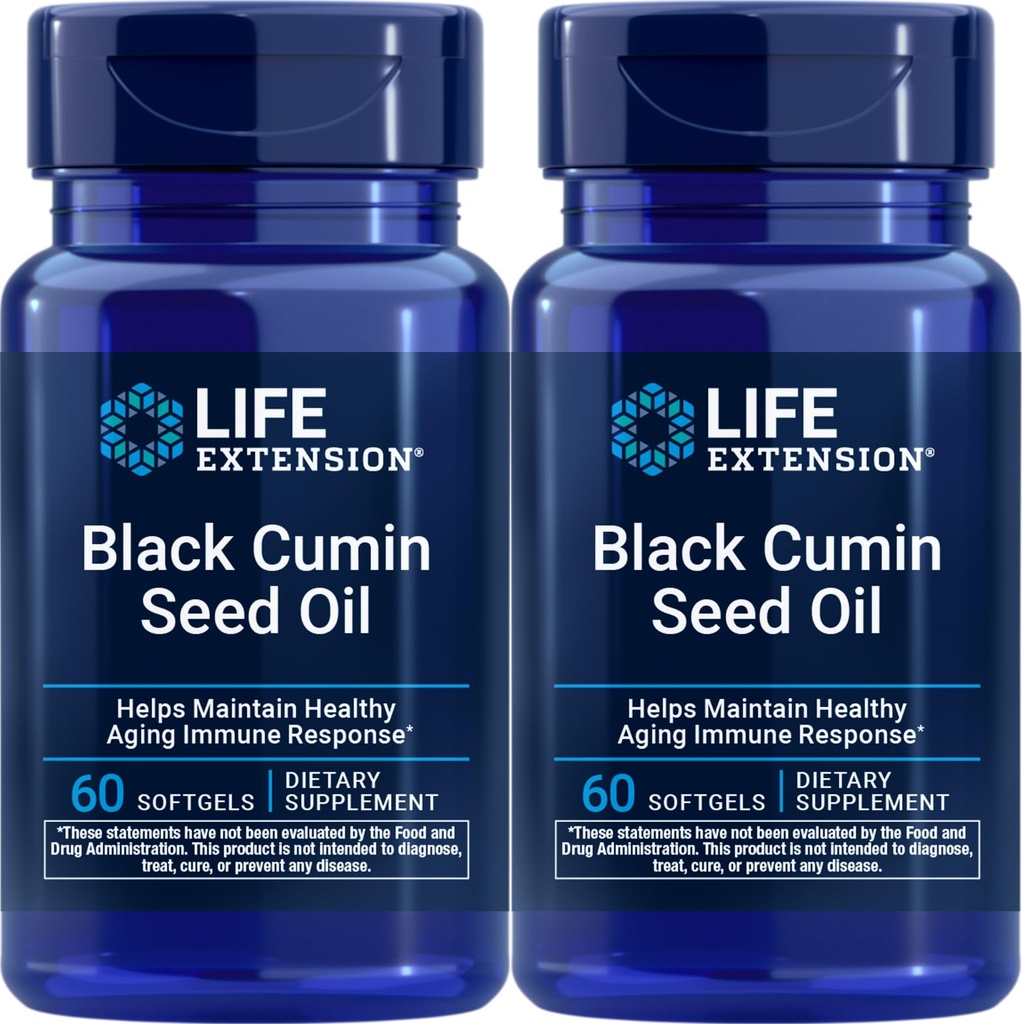 Life Extension Musta Cumin Seed Oil, 60 softgels (Pack of 2)