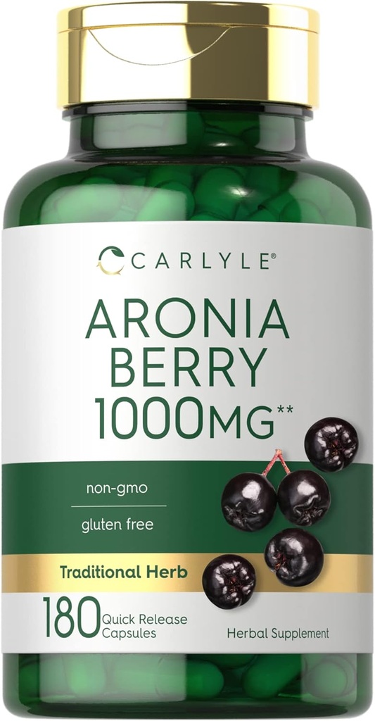 Carlyle Aronia Berry kapselit 1000 mg ... 180 pilleriä...