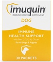 Nutramax Imuquin Immuno Health Supplement Powder koiralle ja koiralle - Beta Glucans, Marine lipidit, vitamiinit ja mineraalit, 30 Packets