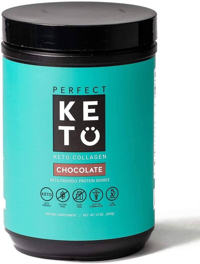 Täydellinen Keto Collagen Protein Powder MCT Oil - Grassfed, GF, Multi Supplement, Paras Ketogenic Diets, Käytä Keto Creamer, kahvia ja Shakes naisten ja miesten