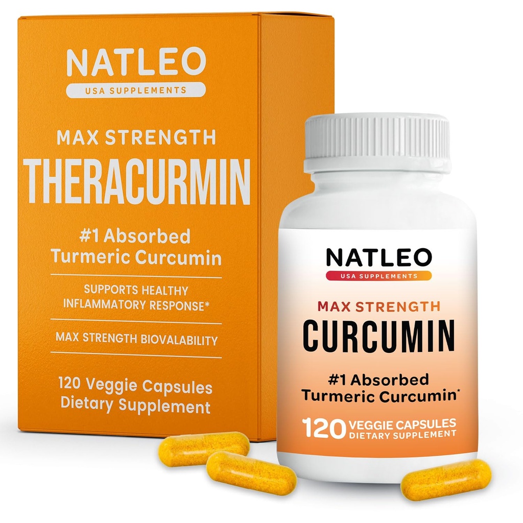 Theracurmin Turmeric Curcumin Supplement, 120 Count, High Absorptio Turmeeric & Curcumin - Joint Supplement for Miehet ja naiset - 42.6X Lisää Bioavailablity