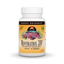 Source Naturals Resveratrol, for Heart and Healthy Aging* - 200 mg- 60 Kasvissyöjäkapselit