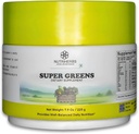 Nutriherbs Super Greens Powder - 225g | 33 näringsrika frukter, grönsaker och probiotika för förbättrad energi, immunitet och matsmältning | Kraftfull grön superfoodpulver | 30 läckra portioner