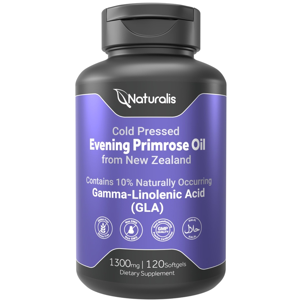 Naturalis Evening Primrose Oil (1300 mg) ... 100% Natural from New Zealand...