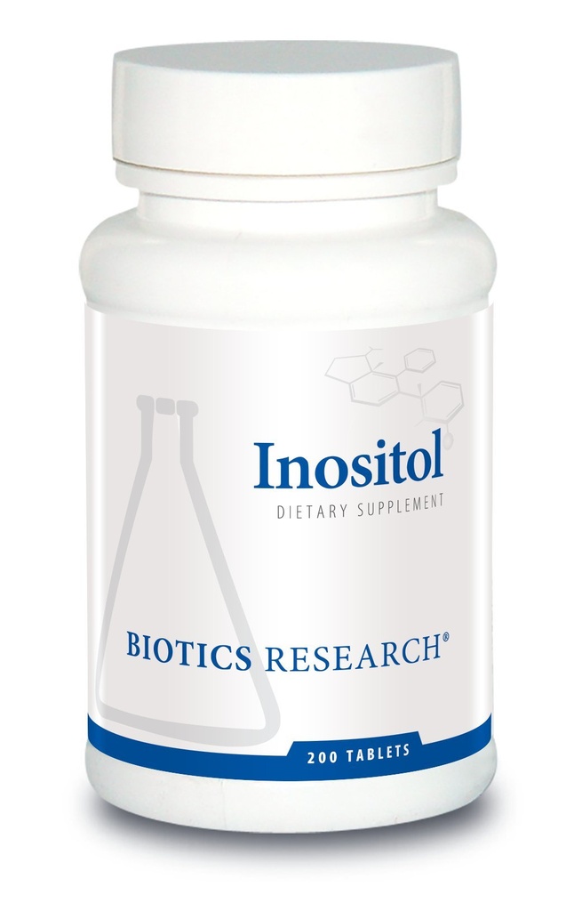 Biotics Research Inositol Corn Free, Metabolic Support, Brain Health, Nootropics, Restful Sleep, Mood Support, Hormonal Balance, Kvinnlig hälsa, 200 tabletter