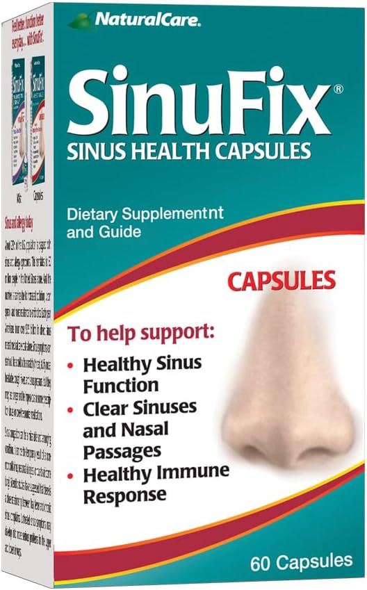 NaturalCare SinuFix kapselit, edistää tervettä Sinus-toimintoa, 60