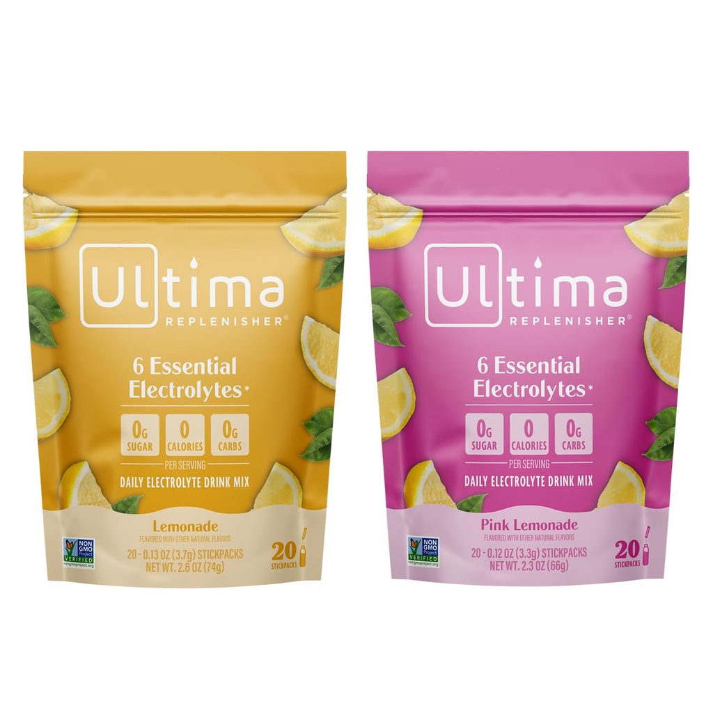Ultima Replenisher Electrolyte Powder Drink Mix Bundle 