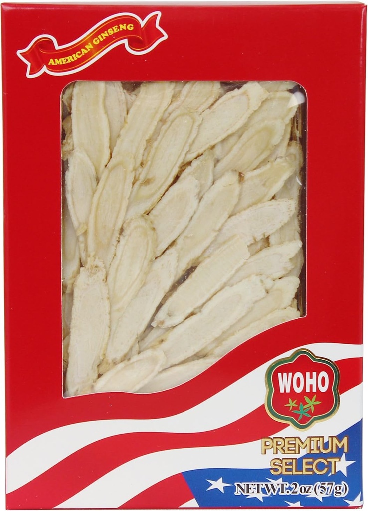 Woho # 126,2 American Ginseng Slice Medium 2oz Box