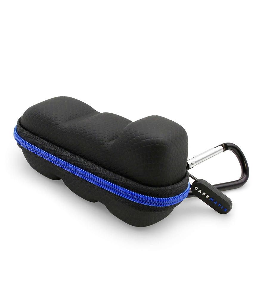 CASEMATIX Astma Inhaler Travel Case Lanyard ja Clip-on Keychain Carabiner, sisältää Inhalaattorin haltija tapaus Vain, musta