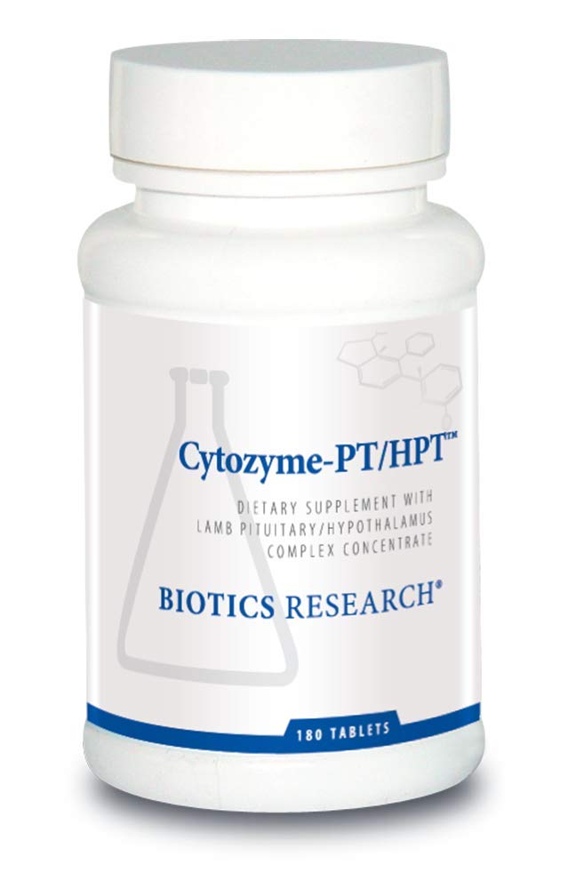 Biotics Research Sytozyme PT HPT Lamb Pituitary Hypotalamus Complex, tukee toimintaa Pituitary Gland ja hypotalamus, lisämunuaisten terveys, aivojen Boost 180 tablettia