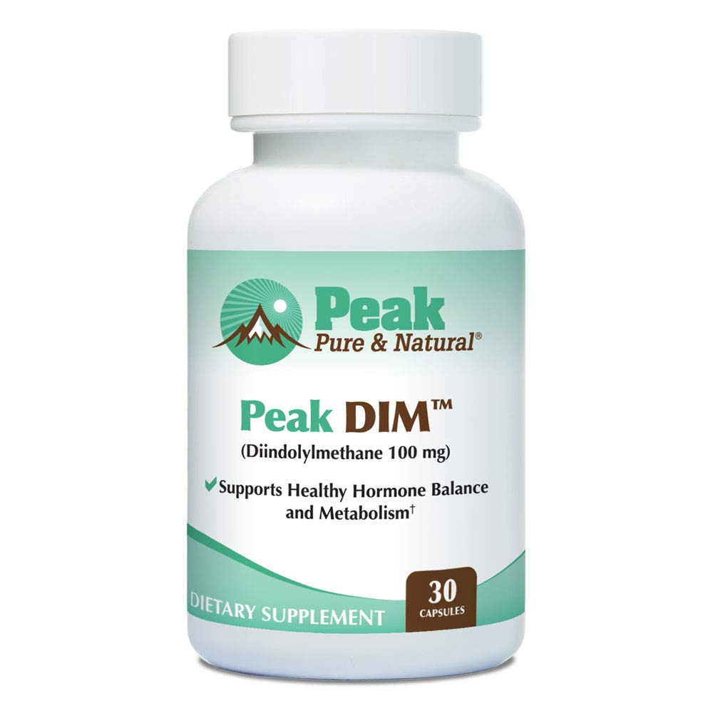 Peak Pure & Natural Peak DIM - Support Terve Hormoni & Estrogeenitasapaino - Metabolia Tuki täydentää 100 mg - 30 kapselia