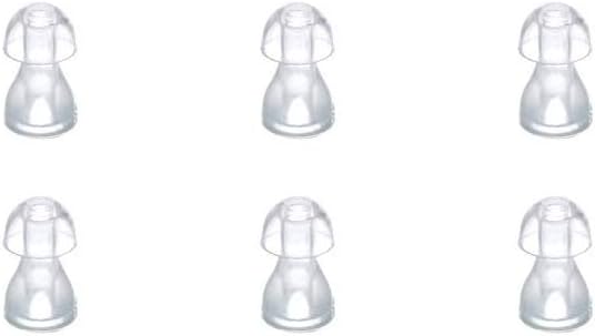 (6pcs/lot) Hörapparat Ear Tips Silicone Earplug Domes för BTE, ITE och Pocket Hearing Aids Ear Bud Replacements (Små φ8mm)