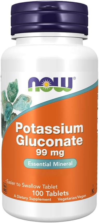 Now Foods Kaliumglukonaatti, 100 CT
