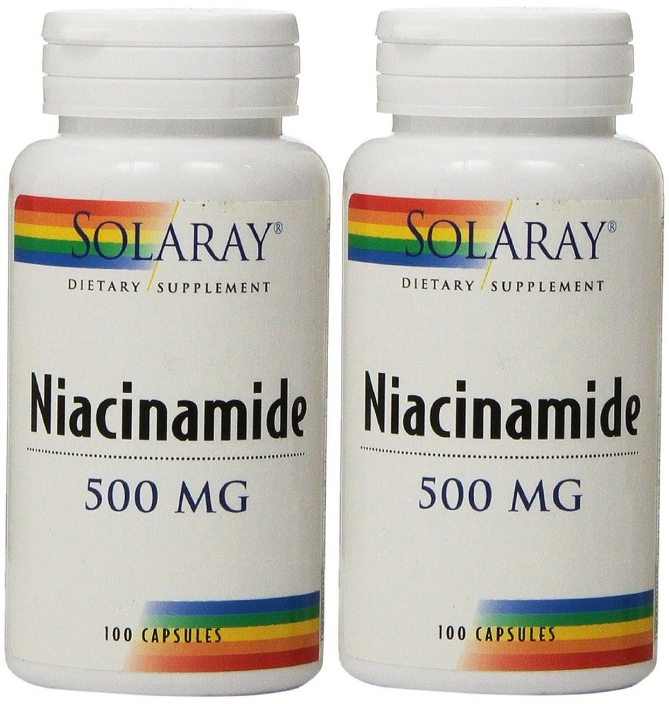 AEE Niacinamidi 500 mg Solaray 100 VegCaps