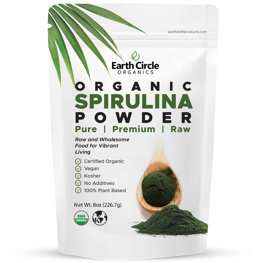 Spirulina Powder, Kosher, Raw and non-Ir säteilijä ...