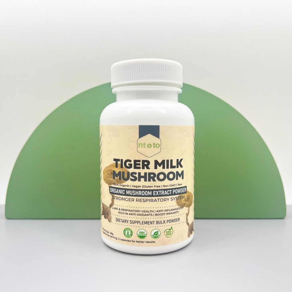 Tiger Milk Mushroom Supplement (Lignosus Rhinocerus) 60 kapselia 