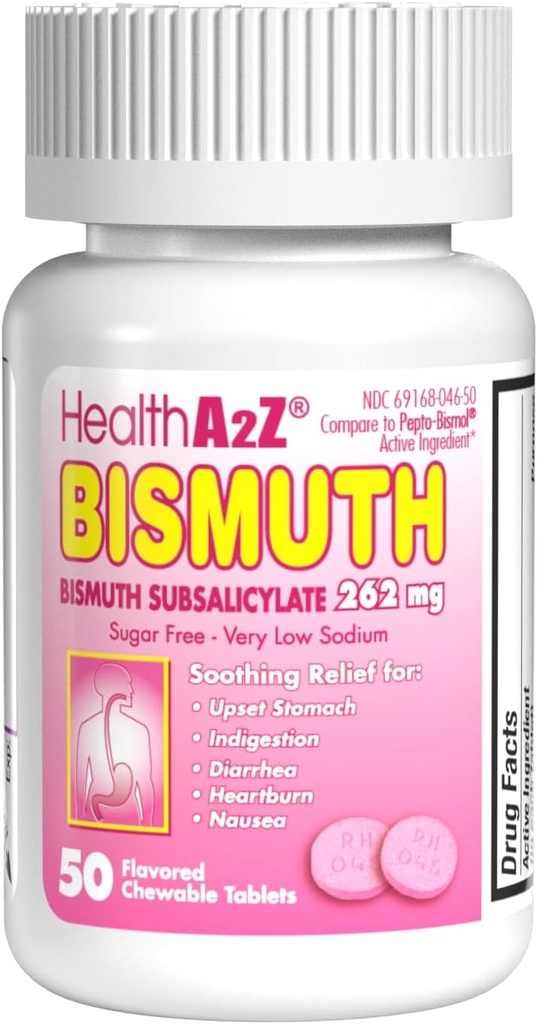 HealthA2Z® Bismuth ... Vismuth Subsalisylate 262mg...