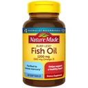 Burp-Less Fish Oil 1200 mg, 60 Softgels, Fish Oil Omega 3 Supplement för hjärthälsa