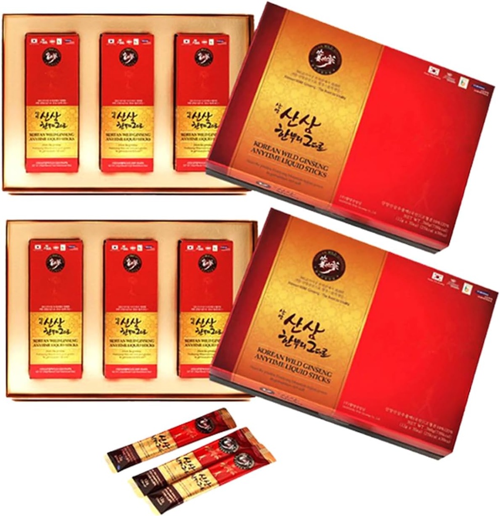 Korean Wild Ginseng Koska tahansa Liquid 30 Stick 2 Set- 2 kuukautta toimitus