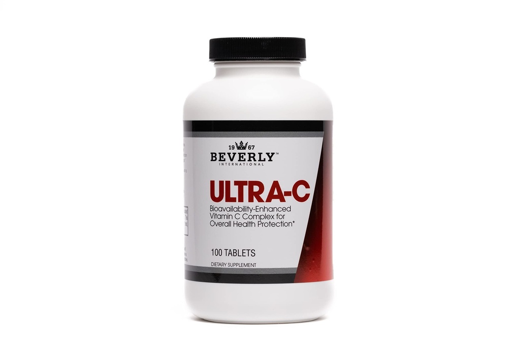 Beverly International Ultra-C, 100 Sustained-Release Vitamin C Tabs. Perfekt för övergripande välbefinnande och återhämtning. Farmaceutisk betyg, öka din C
