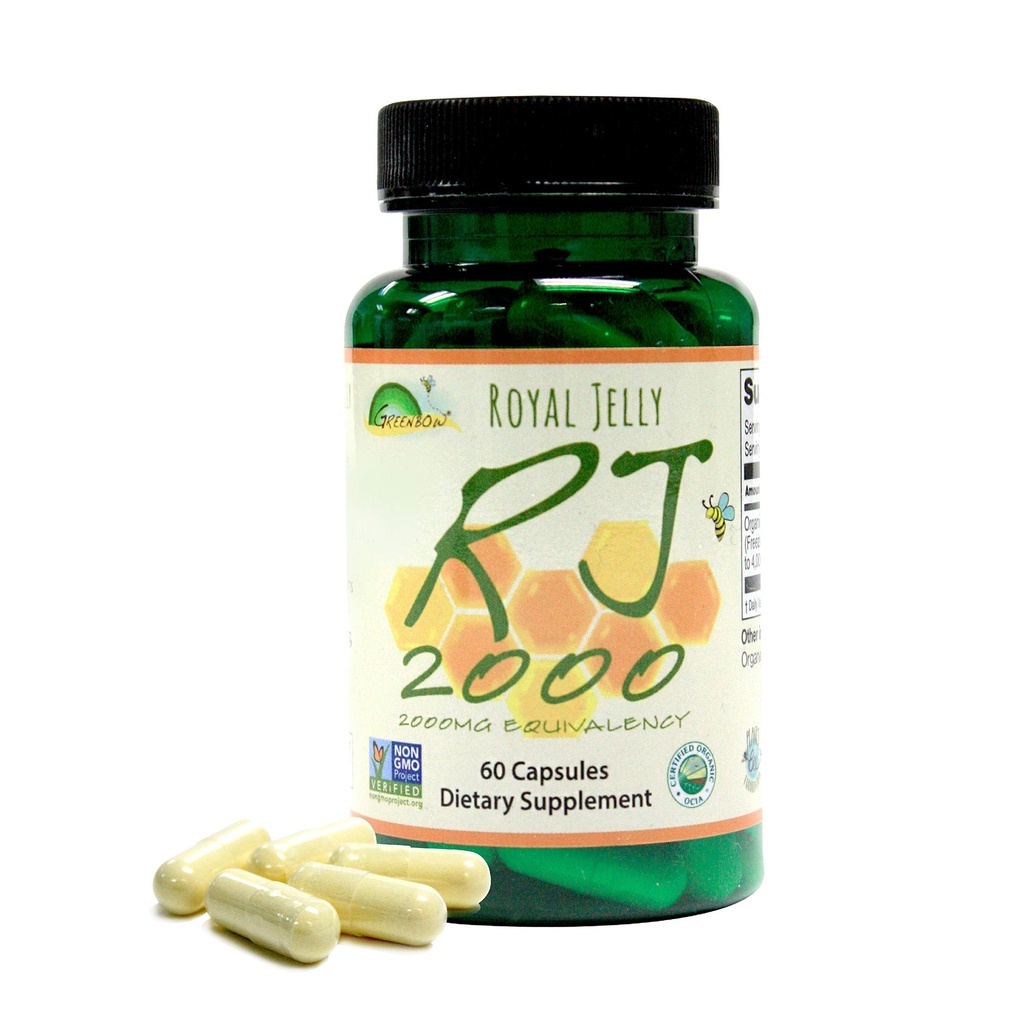 Greenbow Royal Jelly 2000mg Equivalency 