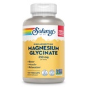 SOLARAY Magnesium Glycinate Capsules, Chelated Magnesium Bisglycinate w/BioPerine, Högre Absorption Magnesium Supplement - Bones, Muscles, Heart Support, Vegan (30 portioner, 120 VegCaps)