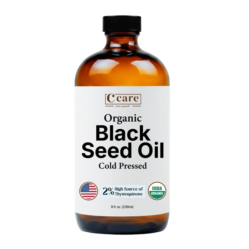 Black Seed Oil Organic Cold Pressed Jalostamaton lasi Pullo USDA Certified Organic Black Cumin Seed Oil 