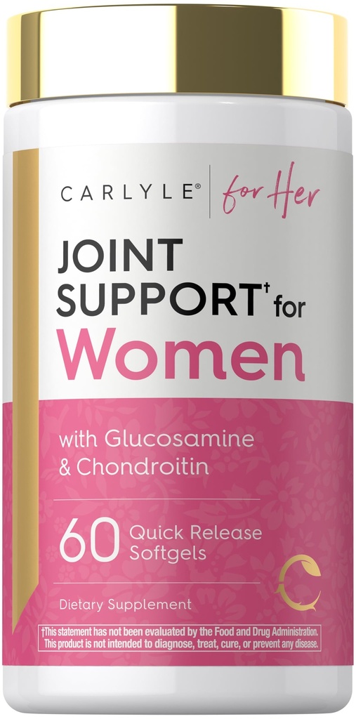 Carlyle Joint Support for Women ...60 Softgels... Complex with Omega-3 and Collagen Peptides...