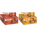 Quest Hero Protein Bars, rapea suklaa Karamelli Pekaanipähkinä ja suklaa maapähkinävoi, 15-18g proteiinia, 1g sokeria, 12