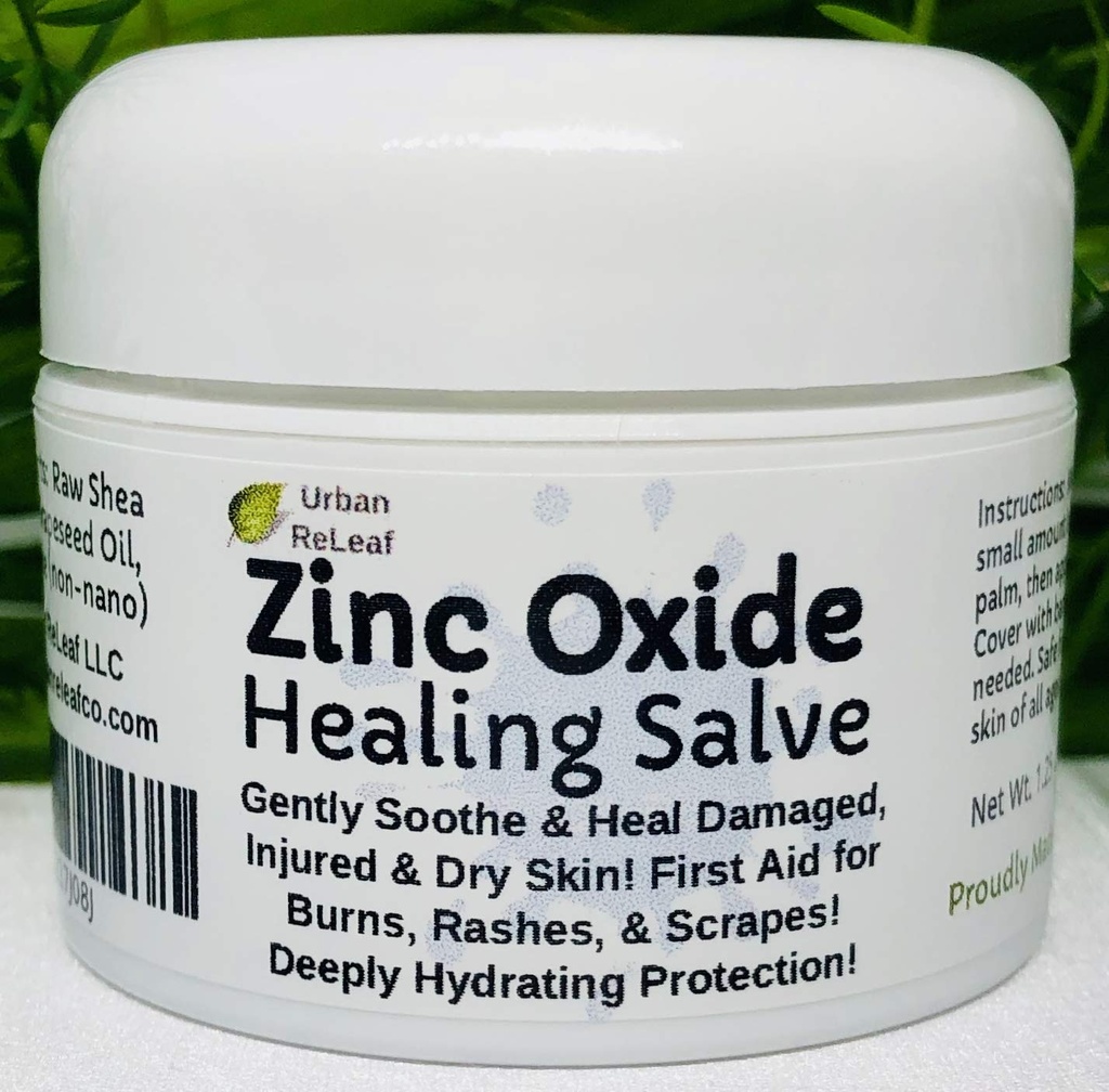 Urban Releaf Sinkkioksidi Salve! Hellävaraisesti rauhoittaa & suojata vahingoittunut, loukkaantunut & kuiva iho! Ensiapu, Burns, Rashes, Scrapes! Kosteuttava suoja. 100% Natural! Rauhallinen, herkkä iho kaikenikäisille.