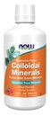 NOW Foods Supplements, Colloidal Minerals Liquid, Plant Derived, Essential Trace Minerals, Raspberry, 32-unce