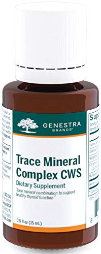 Genestra Brands Trace Mineral Complex CWS . Tukee Kilpirauhasen toiminto ja auttaa suojaamaan hapettavaa stressiä vastaan.