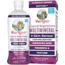 MaryRuth's Liquid Nighttime Liquid Multimineral + Skin Renew | Clinically Shown in Women to Reduce Fine Wrinkle & Improve Skin Firmness | Sepitone | NO Melatonin | Magnesium | Vegan | 30 portioner