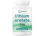 Micro Ingredients Litium Orotate 5 mg, 240 Kasvisruokaa Kapselit ... 5 mg Per Serving...