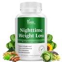 Nighttime Fat Burner lisäravinteet - ruokahalua Suppressantit laihtuminen - naiset & miehet, uni & rentoutuminen - aineenvaihdunta Booster Painon menetys pillereitä 30